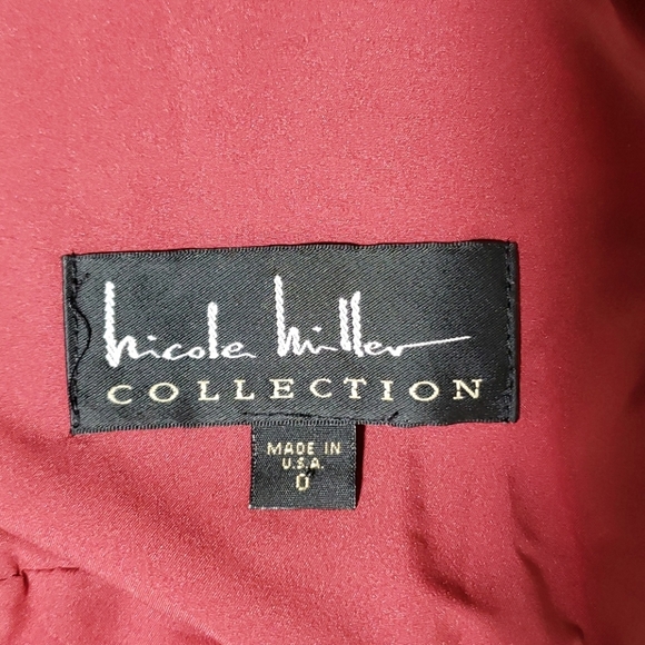 NICOLE MILLER COLLECTION Ruched Dress, Size 0 - Picture 7 of 8